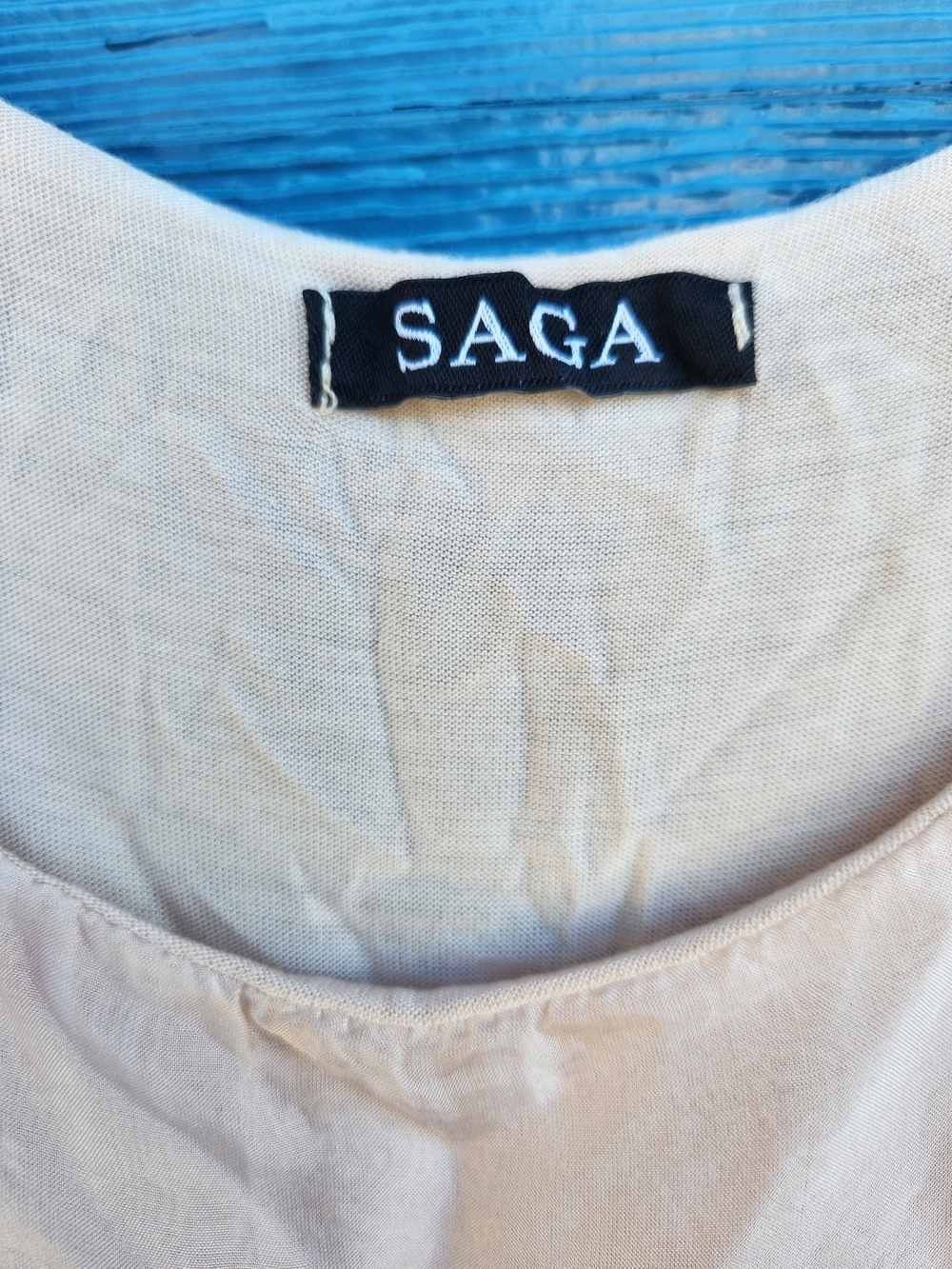 SAGA Pale Pink Layered Sleeveless Tank Dress - Picture 2 of 7